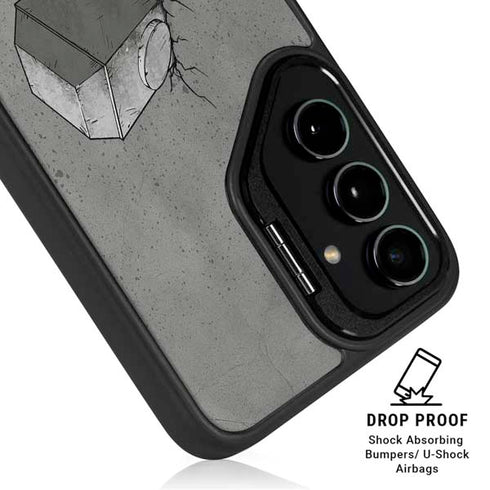 Marvel Thor Thor’s Hammer Mjolnir Galaxy S24 FE Kickstand Case